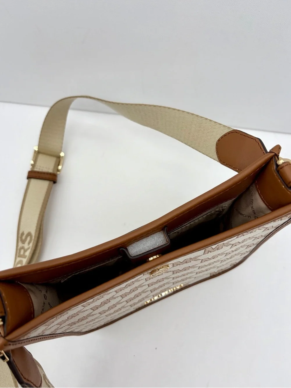 Michael Kors Briley Small Logo Messenger Crossbody Bag